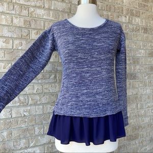 Maison Jules Sweater With Gold Metallic Size S 🌸